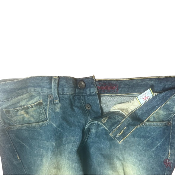 “RARE” Christian Audigier Men's Denim Jeans 34/34 - Picture 5 of 13